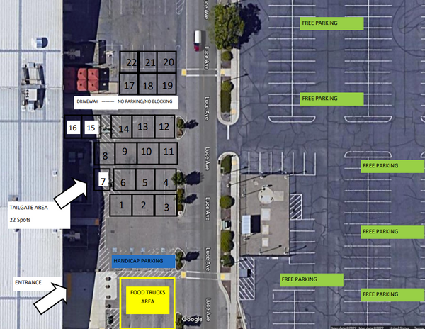 Maps - Tailgaters Parking